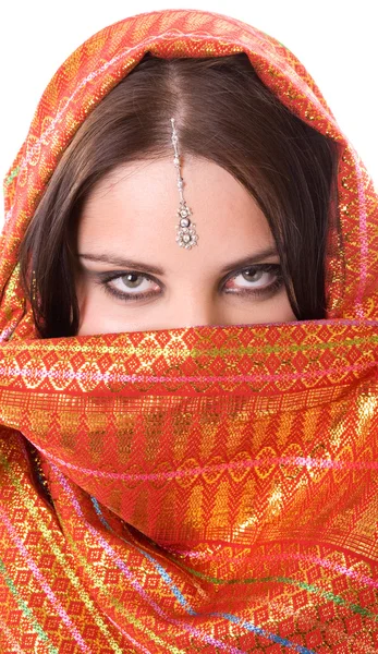 Portrait of indian woman — Stock Photo, Image