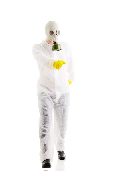 Man in protective wear. — Stock Photo, Image