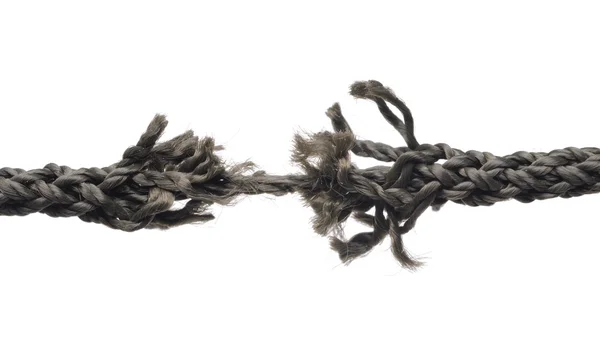 Quebrando corda — Fotografia de Stock
