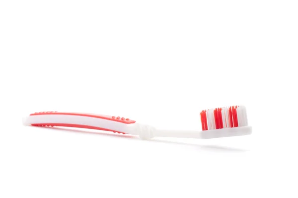 Rote Zahnbürste — Stockfoto
