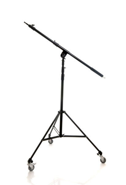 Studio stand isolated over white