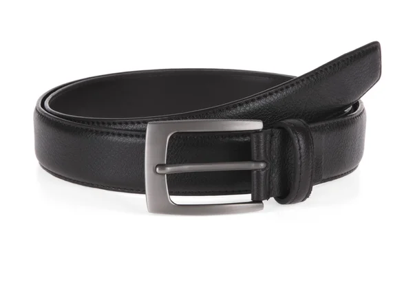 Man's belt on a white background — Stock Photo, Image