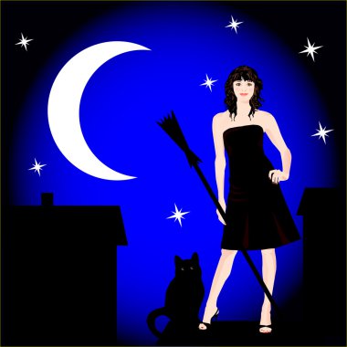 Magic night clipart