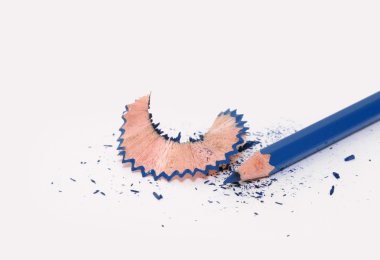 Pencil and shavings clipart