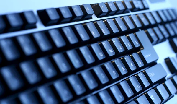 Абстрактний темний фон клавіатури — стокове фото