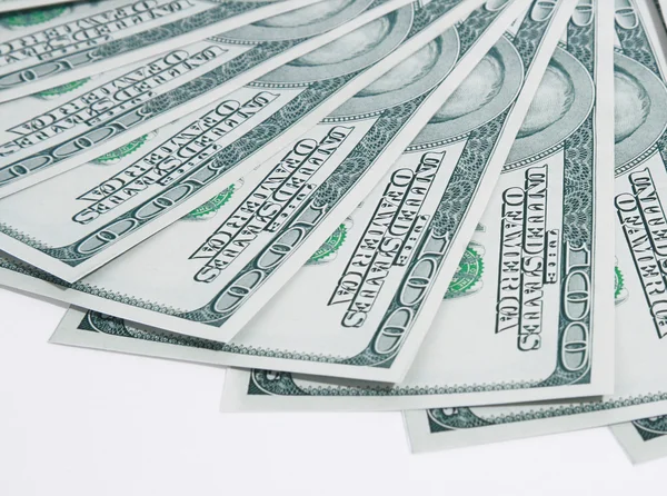 お金の大きい山。アメリカのドルのスタック — ストック写真