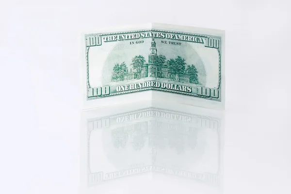 아메리카 합중국-100 달러의 은행권. — 스톡 사진