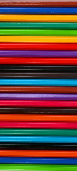Választék a színes ceruzák — Stock Fotó