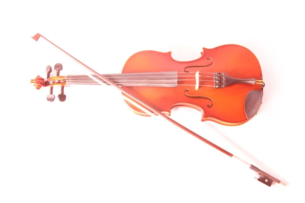 Geige isoliert auf Weiß — Stockfoto