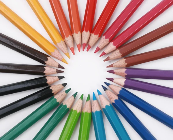Assortimento di matite colorate — Foto Stock