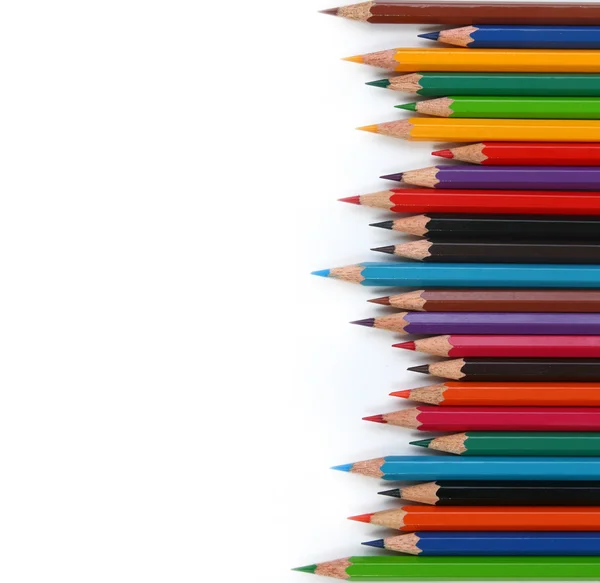 Assortment of colored pencils Stock Picture