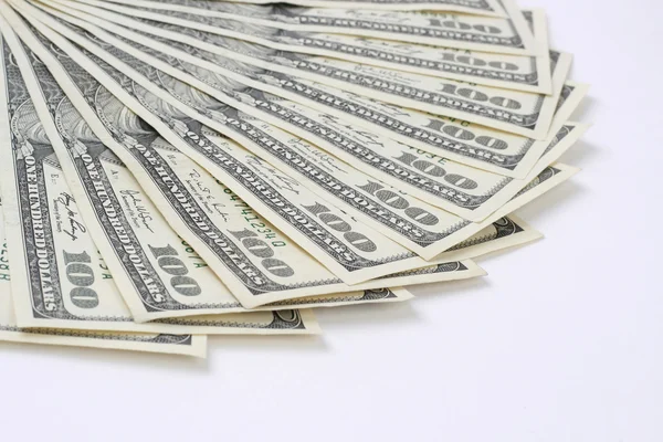Big pile of money. stack of american dollars — Stock Photo, Image