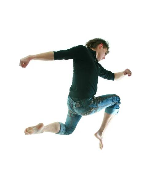 젊은 남자 점프 — 스톡 사진