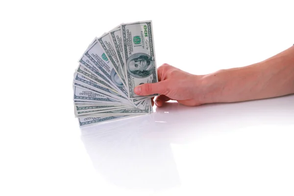 Hand mit Geld — Stockfoto