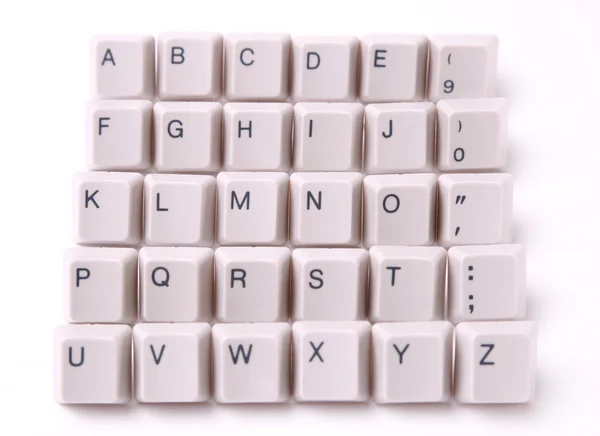 Close up of computer keys — Stock Photo, Image