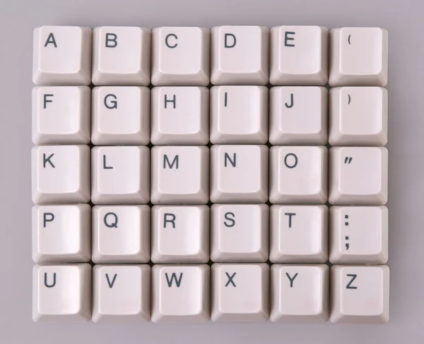 Close up of computer keys — Stock Photo, Image