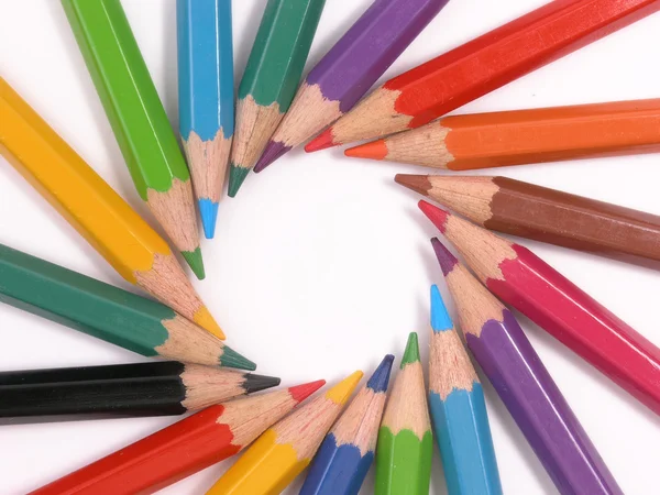 색연필의 구색 — 스톡 사진