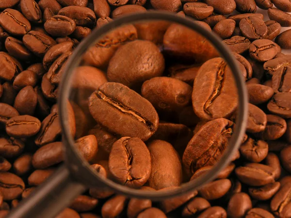 Смажені зерна кави — стокове фото