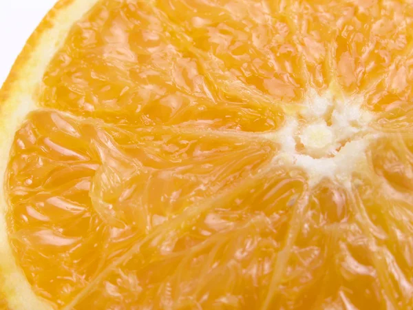 Uma seção de uma laranja — Fotografia de Stock