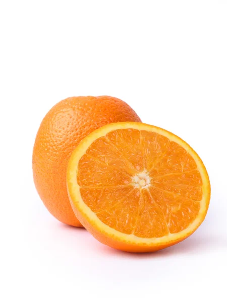 Uma seção de uma laranja — Fotografia de Stock