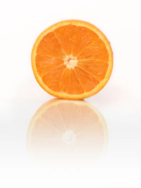 Ένα τμήμα του ένα πορτοκάλι — Φωτογραφία Αρχείου