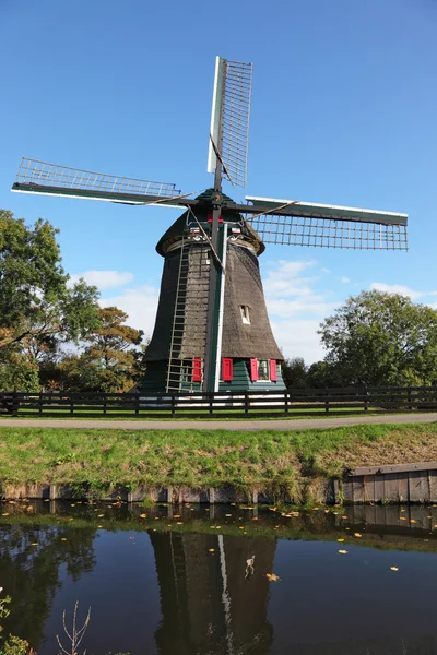 Sonbahar günü Hollanda'da işaretini kaldırın. — Stok fotoğraf