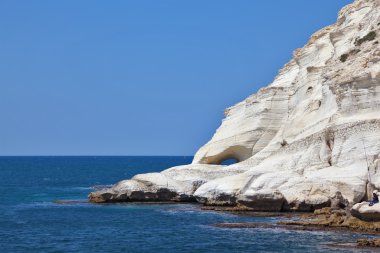 İsrail sınırında'nın deniz kıyısında