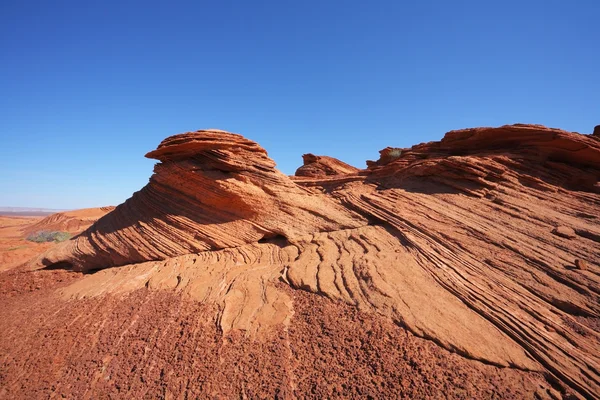 Passeggiata intorno al famoso Horseshoe Canyon — Foto Stock