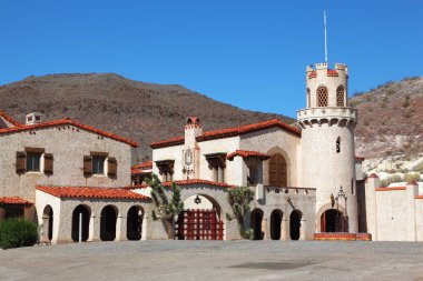 Scotty's Castle in Death Valley clipart