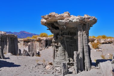 Limestone pillars Tufa