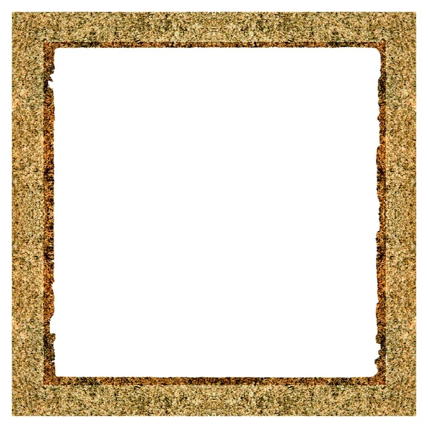 Decoratief frame op witte achtergrond — Stockfoto