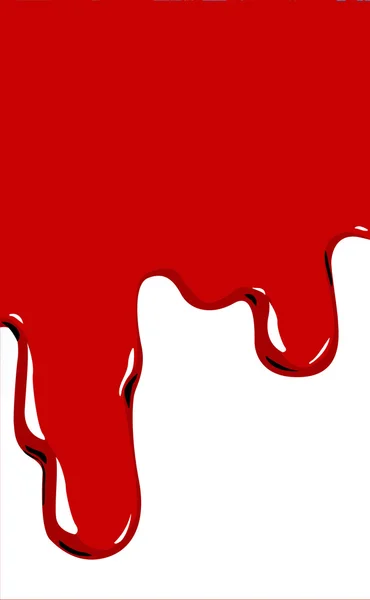 Vector illustration blood on white background — Stock Vector