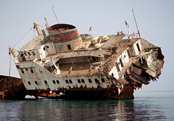 stock image Sunken Russian ship.