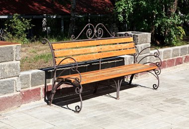 Forged bench clipart