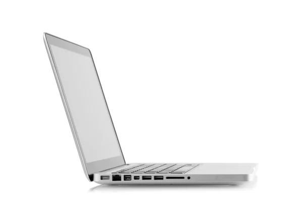 Aluminium-Laptop — Stockfoto