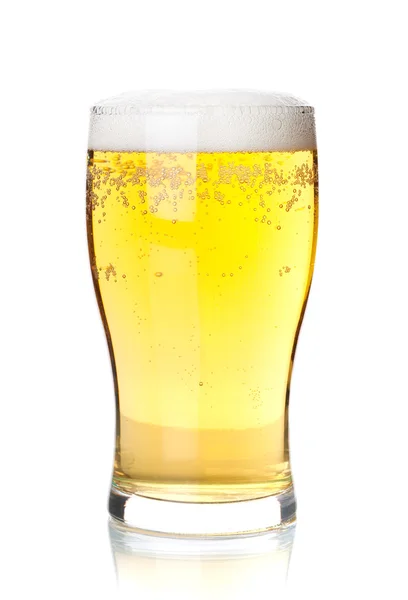 Zimne piwo lager — Zdjęcie stockowe