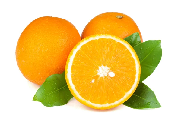 Čerstvé šťavnaté pomeranče — Stock fotografie