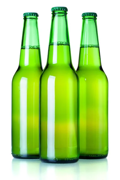 Három üveg sört — Stock Fotó