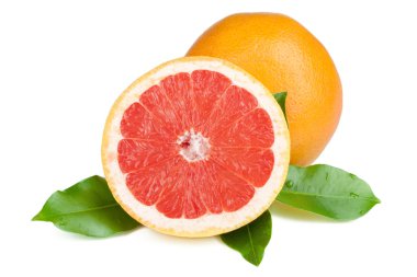 Fresh juicy grapefruit clipart