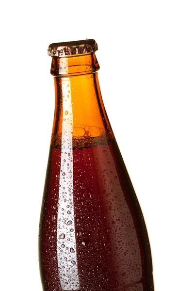 Closeup beer bottle — Stock Photo, Image