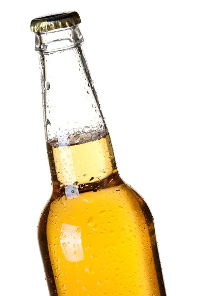 Крупним планом пляшку пива — стокове фото