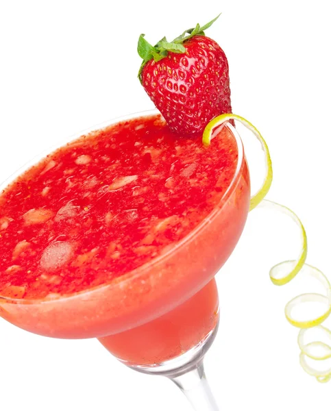 冷冻草莓鸡尾酒鸡尾酒 — 图库照片