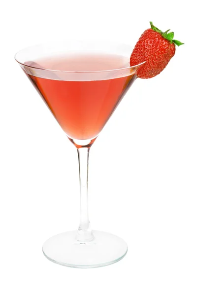 Cocktail de álcool de morango — Fotografia de Stock