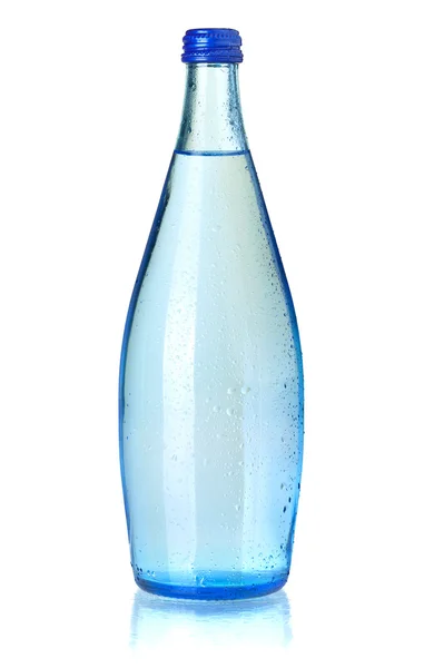 Glass bottle of soda water — Stock Photo, Image