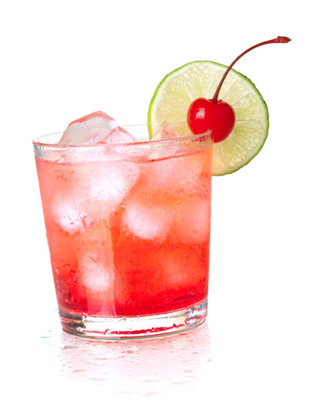 Alcohol cocktail with maraschino