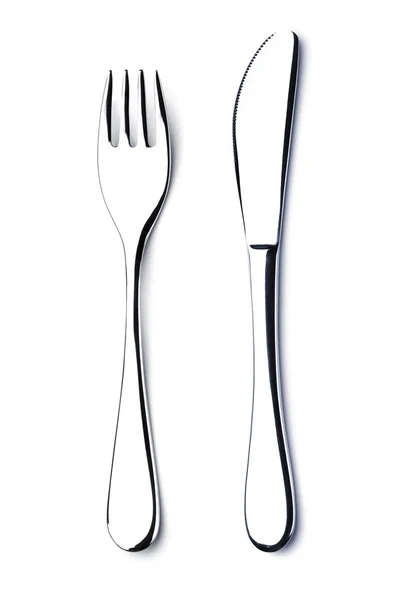 Silverware set - fork and knife — Stock Photo, Image