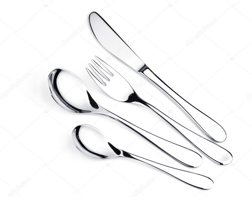 Silverware set - fork, knife, and two sp