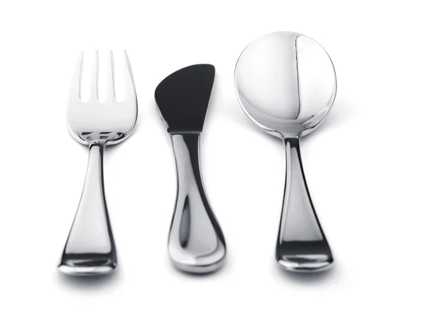 Fork, knife, and spoon — Stock Photo, Image