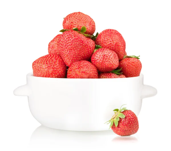Skål med jordgubbe — Stockfoto