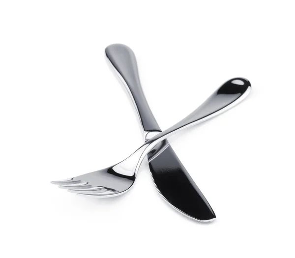 Set posate - forchetta e coltello — Foto Stock